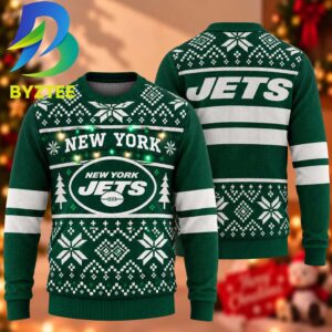 New York Jets Light Up NFL 2026 Best Gift For Christmas Ugly Christmas Sweater