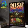 Rush Seattle WA Event Poster At Climate Pledge Arena In Seattle WA On October 12 Fifty Something Tour 2026 Home Decor Poster Canvas