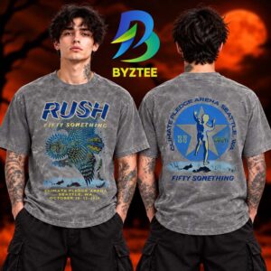 Rush Seattle WA Event Tee At Climate Pledge Arena In Seattle WA On October 12 Fifty Something Tour 2026 Two Sided Unisex T Shirt