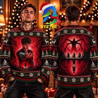 Stranger Things 5 Will Byers 2026 Gift For Fan  Best Gift Ever Knit Ugly Christmas Sweater