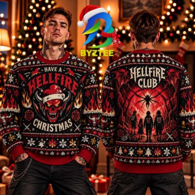 Stranger Things Have A Hellfire 2026 Best Gift For Fan Ugly Christmas Sweater
